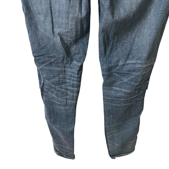 American Eagle Womens 4 Regular HiRise Jegging Distressed Dark Blue Stretch - Picture 6 of 7